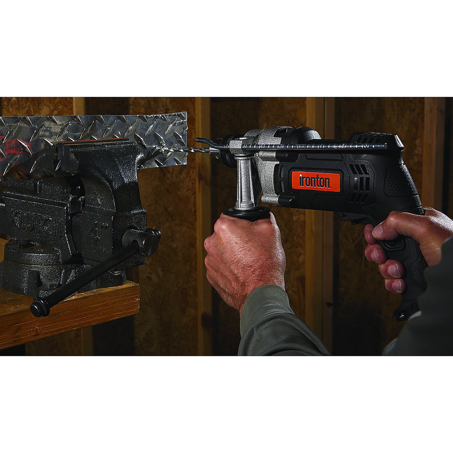 Electric Impact Drill with Variable Speed and Hammer Function