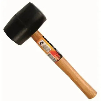 Rubber Mallet with 16oz Head and Steel or Wood Shaft