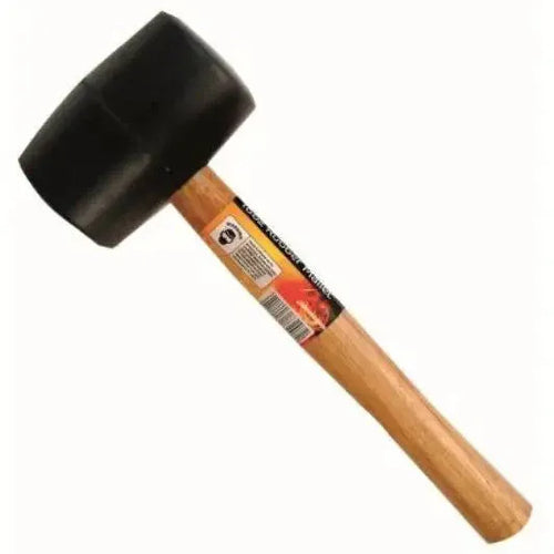 Rubber Mallet with 16oz Head and Steel or Wood Shaft