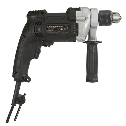 Electric Impact Drill with Variable Speed and Hammer Function