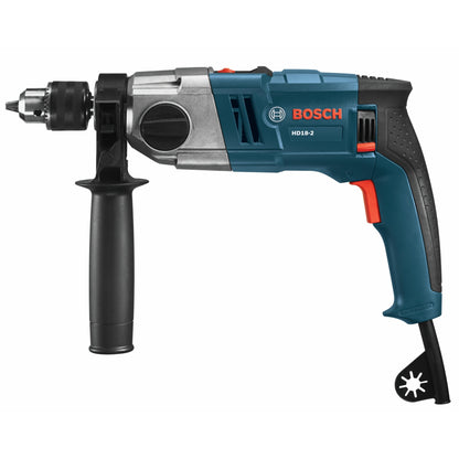 Two Speed Hammer Drill with Dual Mode 1/2 Inch Chuck Slip Clutch